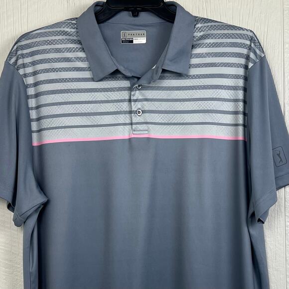 2 PGA Tour Polo shirts men’s XXL 1-Pro Series athletic fit coupe 1-PGA tour - Picture 4 of 10